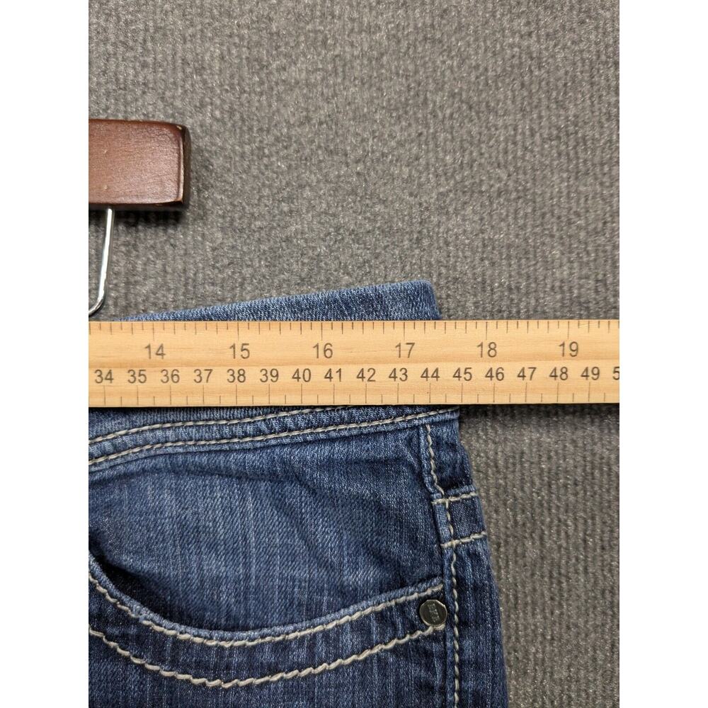 BKE Payton Jeans Womens 32 Long (34x32) Bootcut Stretch Flap Pocket Denim - Picture 3 of 13